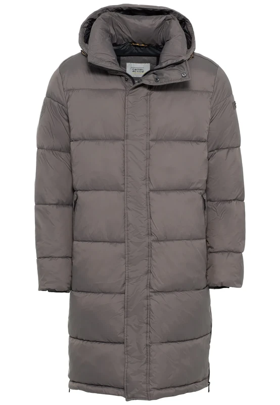 camel active Men's 410430/8E52 Coat, Dark Grey, 52