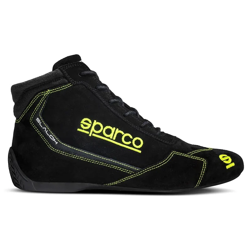 Sparco Slalom Ankle Boots 2022 Size 10 Black/Yellow, Unisex Adult Boots, Standard, EU