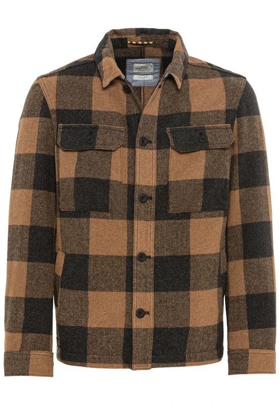 camel active Men's 442280/8i42 Casual Blazer, Grey-Rust, 46R