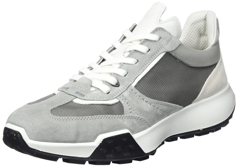 ECCO Men's Retro M Trainers, Multicoloured Grey, 11.5 UK