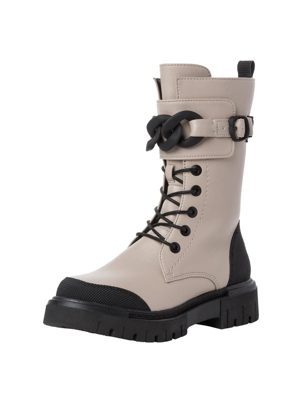 MARCO TOZZI 2-2-25275-29 Women's Fashion Boots, Ivory Comb, 6 UK