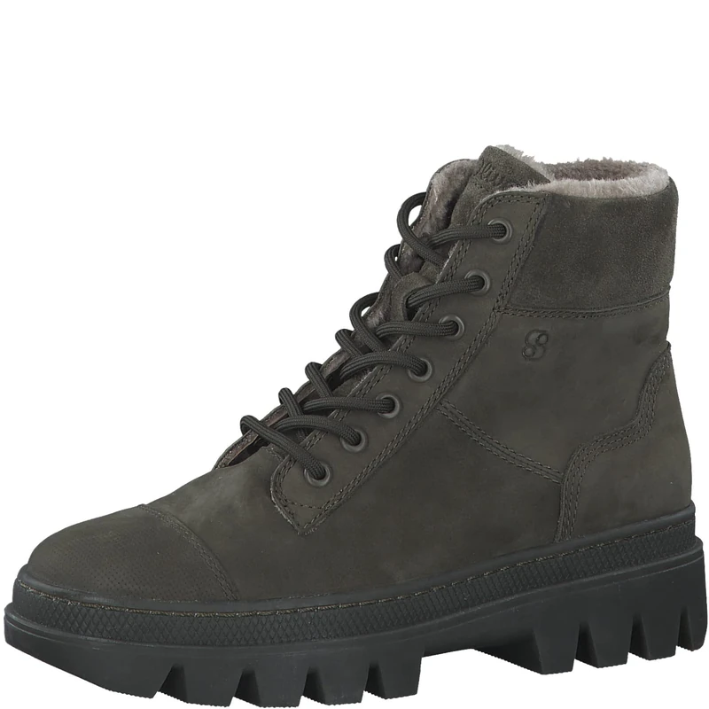 s.Oliver Women's 5-5-26226-29 Winter Boots, Khaki, 3.5 UK