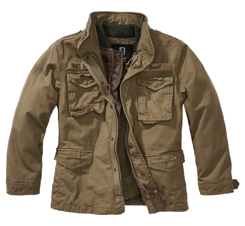 Brandit Kids M65 Giant Jacket, color: olive, size: L 146