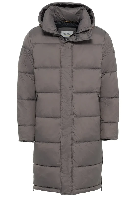 camel active Men's 410430/8E52 Coat, Dark Grey, 50