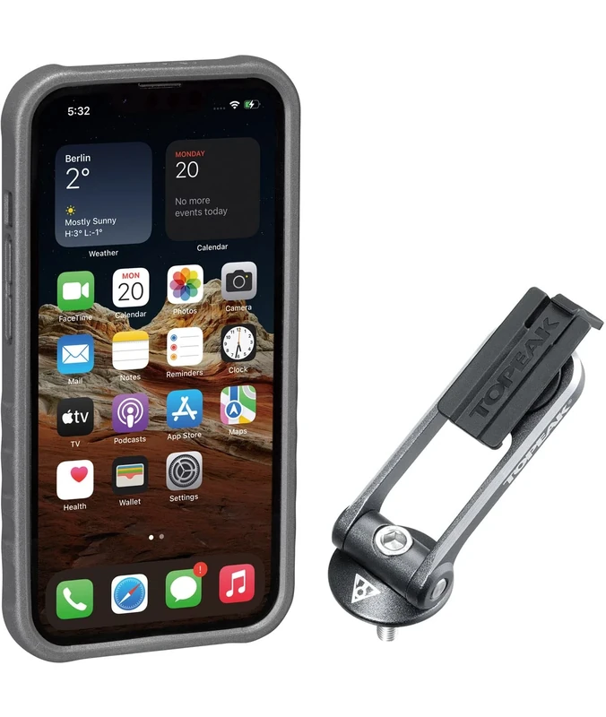 Topeak Ridecase Protective Phone case with Bicycle Mount for iPhone 13