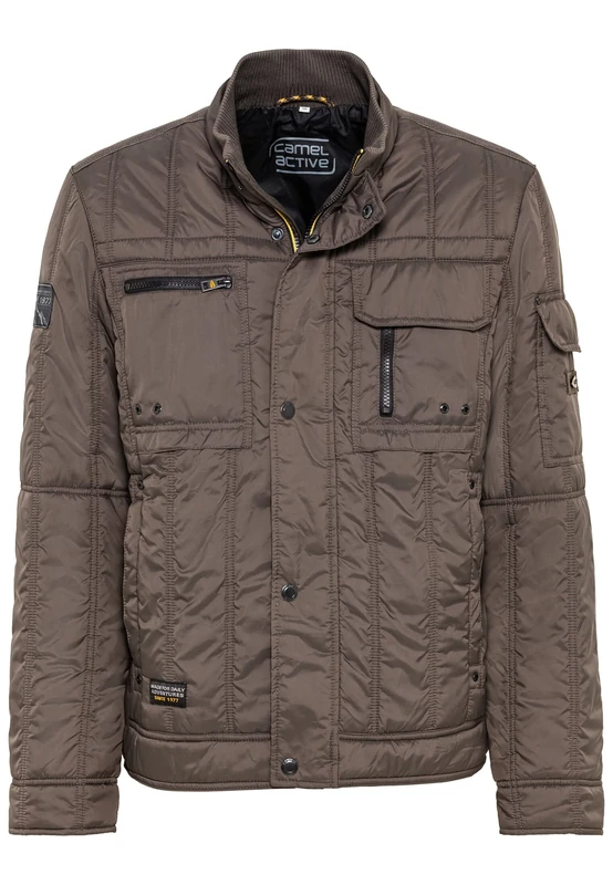 camel active Men's 430330/8U99 Blouson, Dark Brown, 58