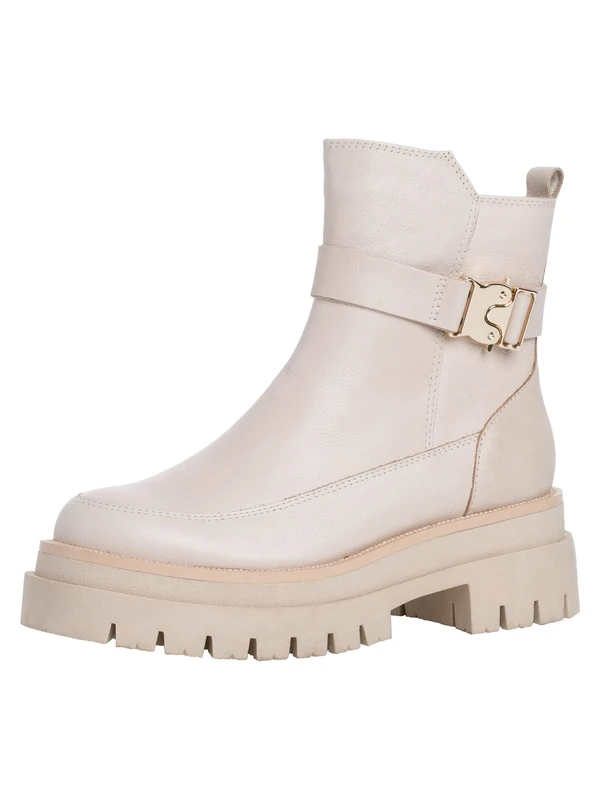 MARCO TOZZI Women's 2-2-25820-29 Fashion Boots, Cream Gold, 7 UK