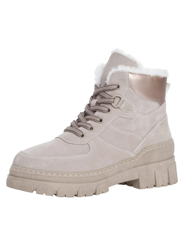 MARCO TOZZI Women's 2-2-26264-29Fashion Boots, Ecru Comb, 6 UK