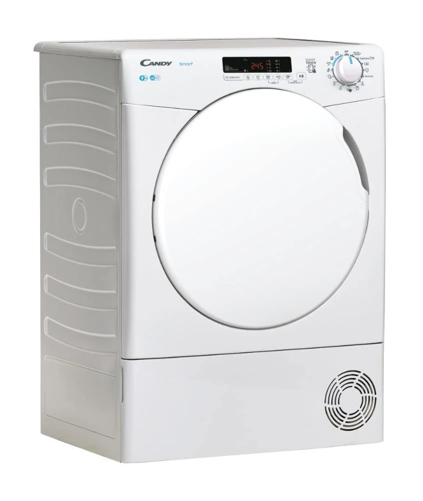 Candy CSEC9DF80 9Kg Freestanding Condenser Tumble Dryer, Sensor Dry, Smart enabled, 14 Progammes, White, 9 Kg