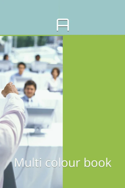 Attractive Multi coloured line pages book: Multi colour book