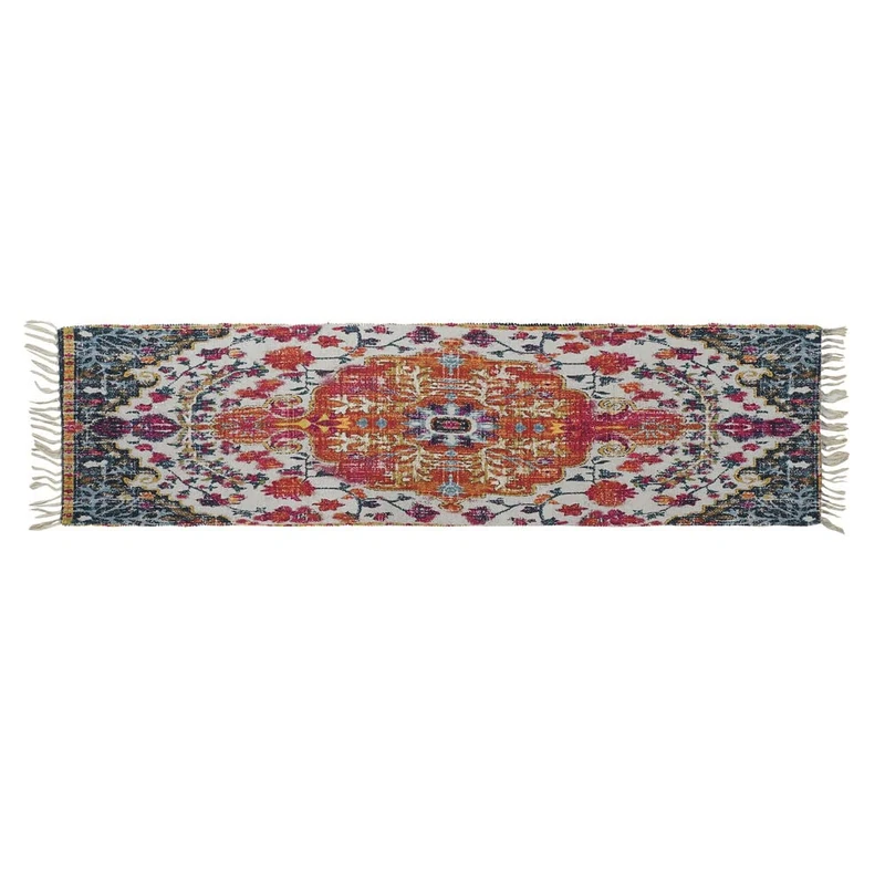 DKD Home Decor Cotton Rug, Multi-Colour, Chenille, 60 x 240 x 1 cm