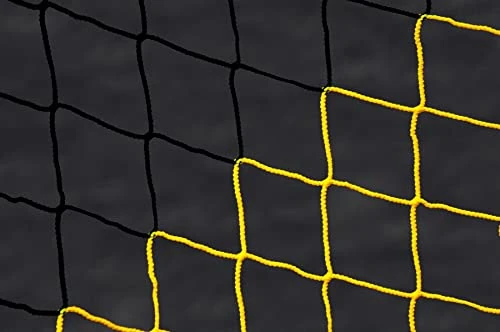 Tornet Football Net 5 x 2 x 0.8 x 1.6 m 4 mm Black/Yellow