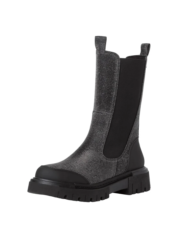 MARCO TOZZI Women's Chelsea Boots 2-2-85407-29, Black Metallic, 8.5 UK