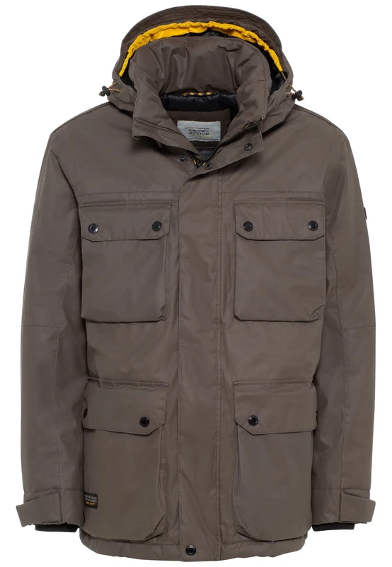 camel active Men's 420304/8U95 Jacket, Dark Brown, 62