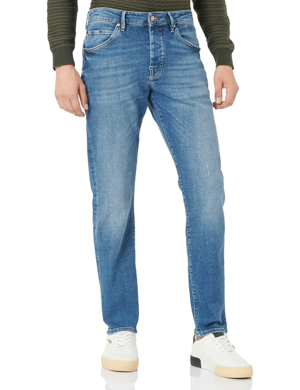 Scotch & Soda Men's Singel Slim Tapered Organic Cotton Jeans, Blue Shift 5176, 36/30