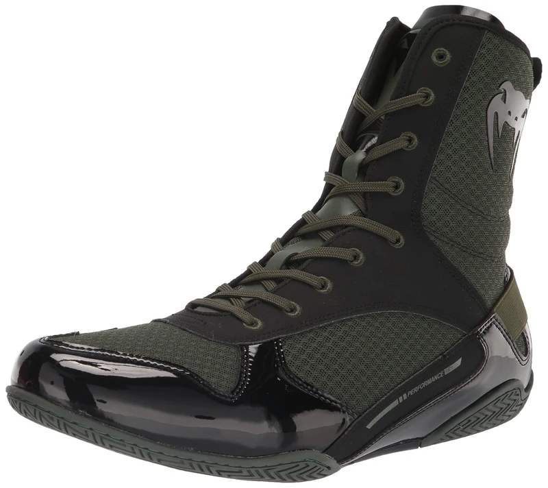 Venum Unisex-Adult Elite Boxing Shoes, Khaki, 9 Women/7.5 Men