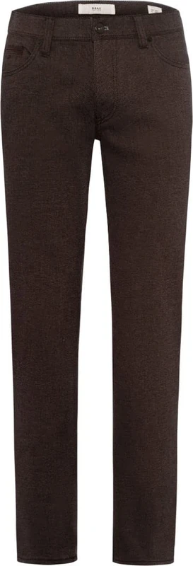 BRAX Men's Style Cadiz C Woollook Trouser, Nougat, 34W / 32L