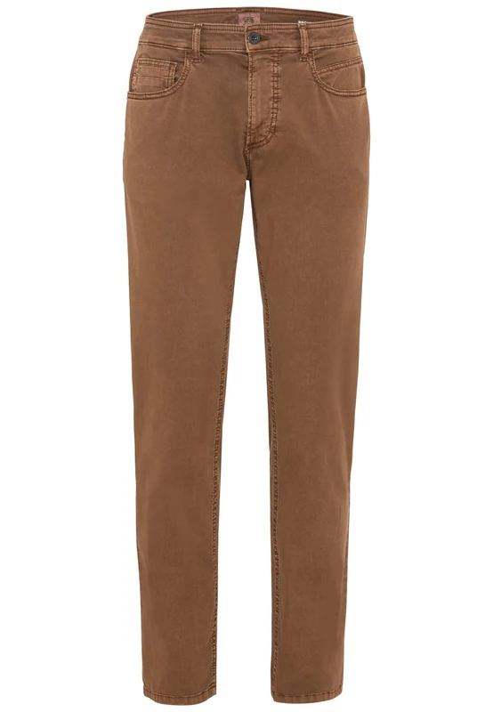 camel active Men's 488375/8f30 Pants, Brown, 33 W/34 L