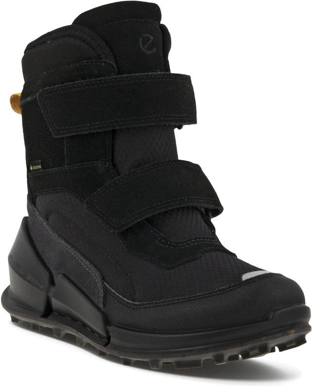 ECCO Boys' Biom K2 Mid-Cut Boot, Black Black Magnet, 6 UK