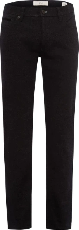 BRAX Men's C Style Cadiz-Woo.Look Trouser, Navy, 34 W/32 L