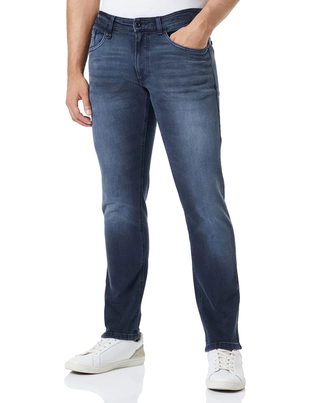 camel active Men's 488885/8d62 Pants, Dark Blue (Night Blue), 31 W/34 L