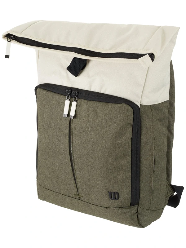 Wilson Ladies' Tennis Backpack, For up to 2 Rackets, Polyester, Cream Colour