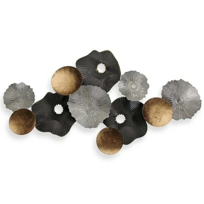 BigBuy Home Metallic Wall Decoration (6.3 x 49.5 x 91 cm)