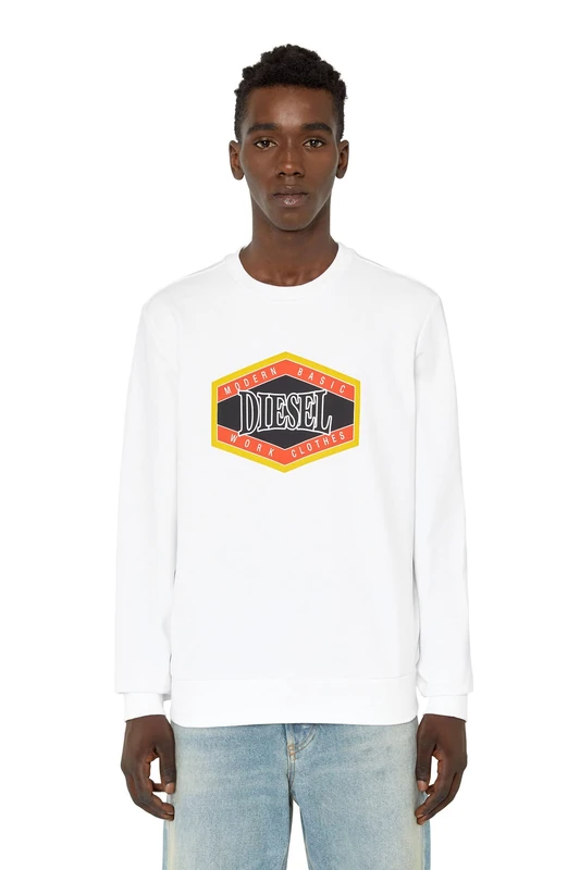 Diesel_S-GINN-K27 FELPA_SWEATSHIRT_White_XS