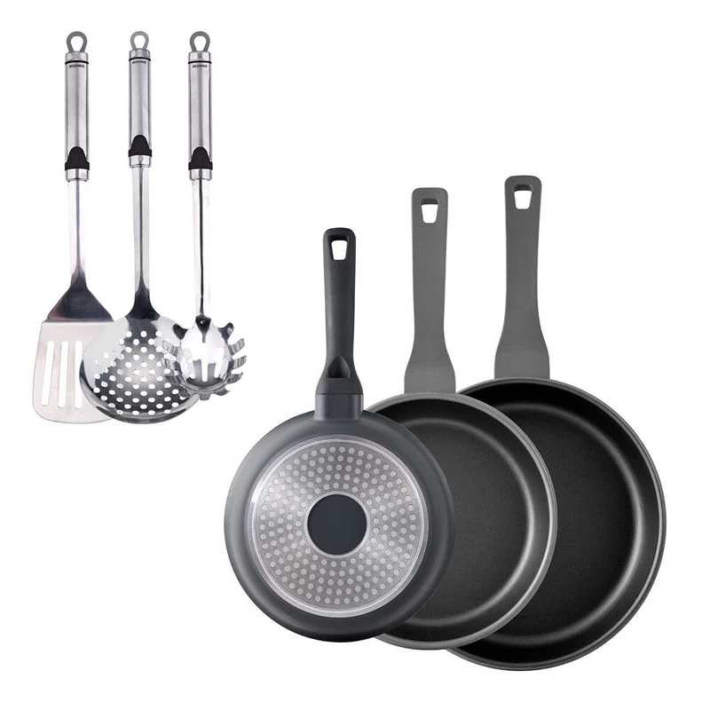 Bergner Retro Frying Pan Set (6 Pieces)