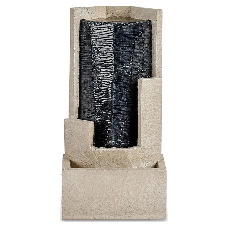 Triangle Dish Brown Black Resin (21 x 48.5 x 25 cm)