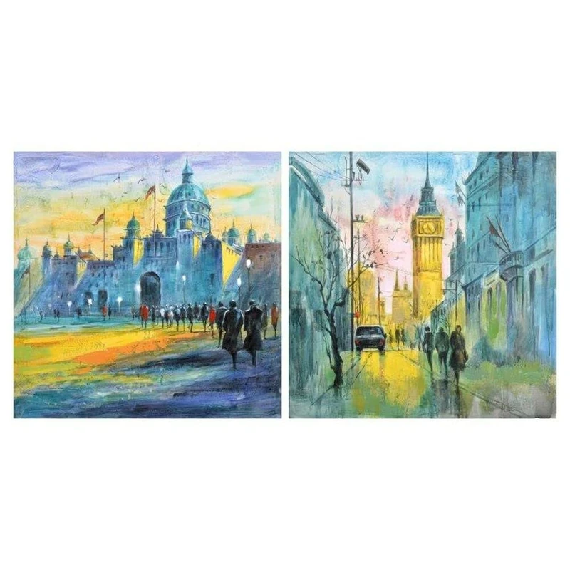 DKD Home Decor Picture (100 x 3 x 100 cm) (2 pieces)