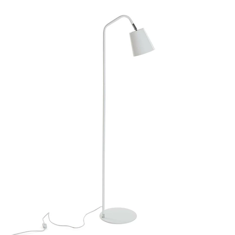 BigBuy Home White Floor Lamp (26 x 28.7 x 138.5 cm)