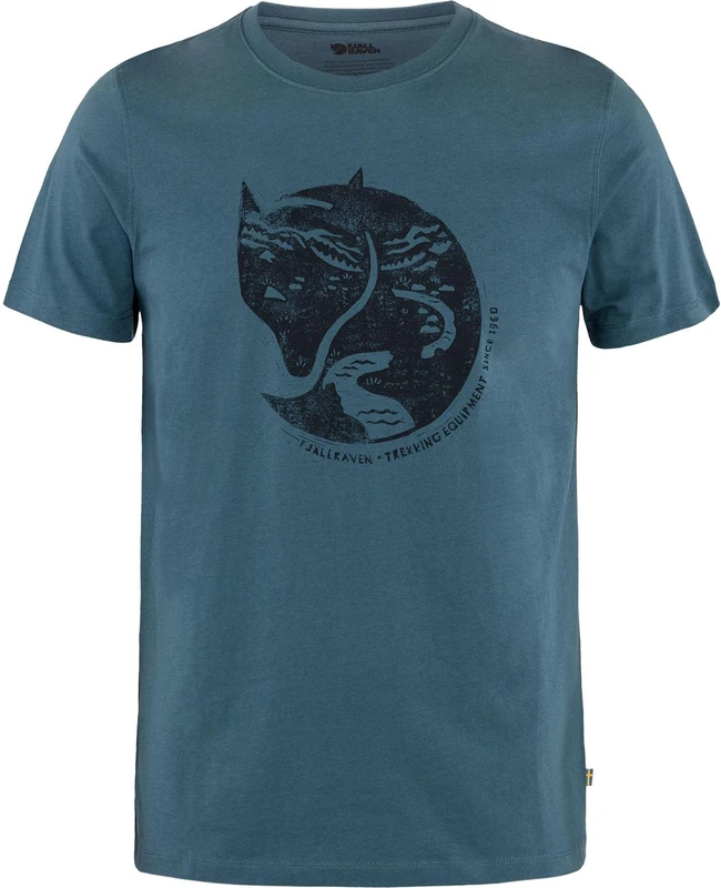 FJALLRAVEN 87220-534 Arctic Fox T-Shirt M T-Shirt Men's Indigo Blue M