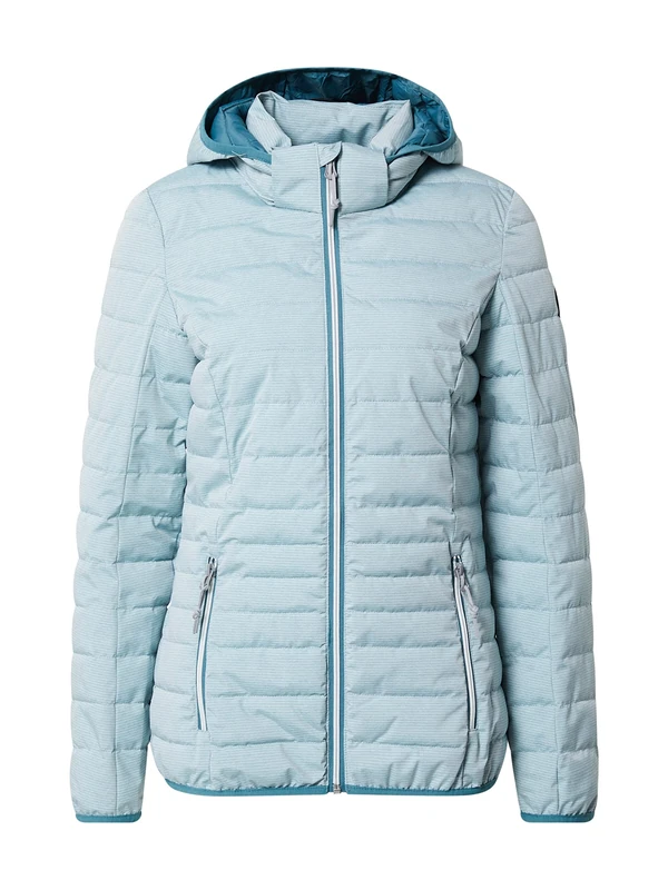 G.I.G.A. DX Women's Uyaka Stripe Casual Functional Jacket in Down Look with Zip-Off Hood