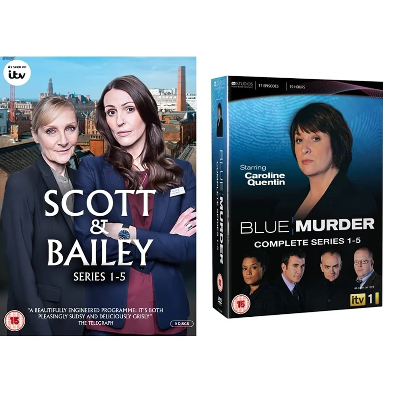 Scott & Bailey - Series 1-5 Box Set [DVD] [2016] & Blue Murder - Complete Series 1-5 [DVD]