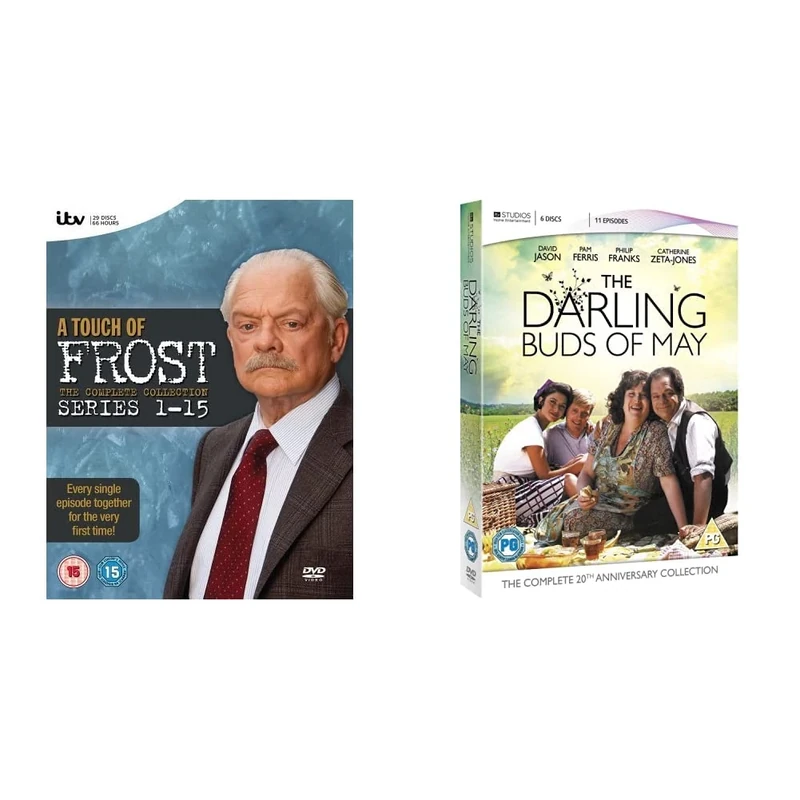 A Touch of Frost - Complete Series 1-15 [DVD] & The Darling Buds of May - Complete Collection 20th anniversary [DVD]
