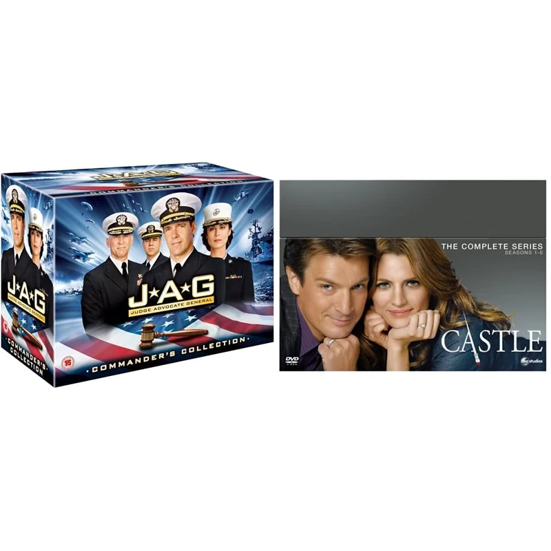 JAG Seasons 1-10 Complete [DVD] & Castle - Seasons 1-8 [DVD]