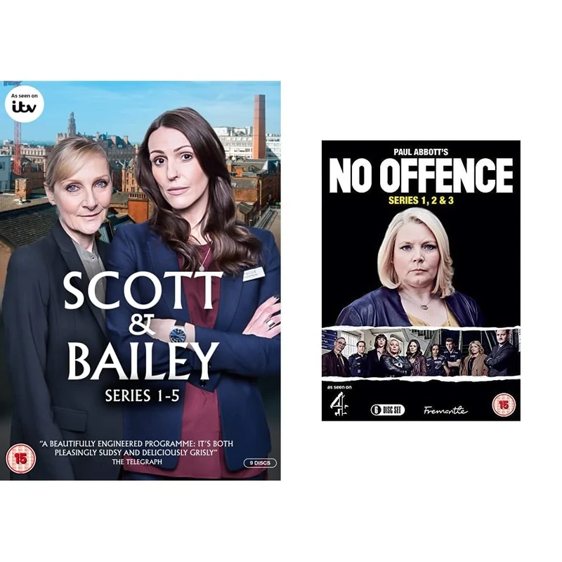 Scott & Bailey - Series 1-5 Box Set [DVD] [2016] & No Offence: Series 1,2 & 3 Boxset [DVD]