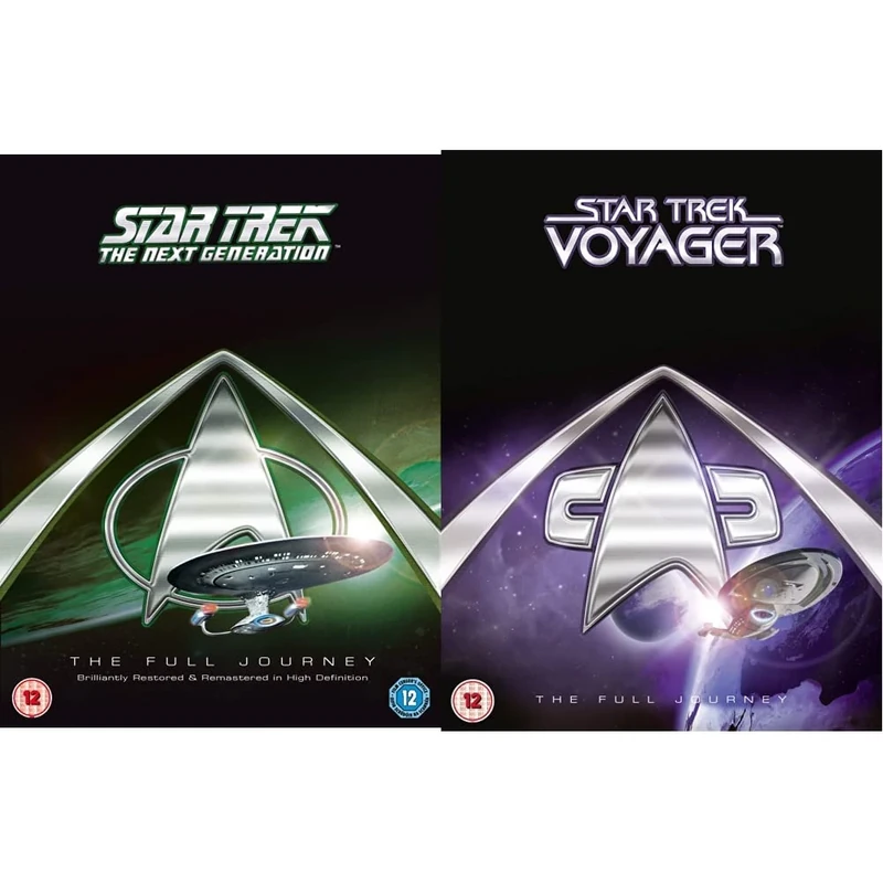 Star Trek: The Next Generation - Season 1-7 [Blu-ray] [Region Free] & Star Trek Voyager - The Complete Collection [DVD]