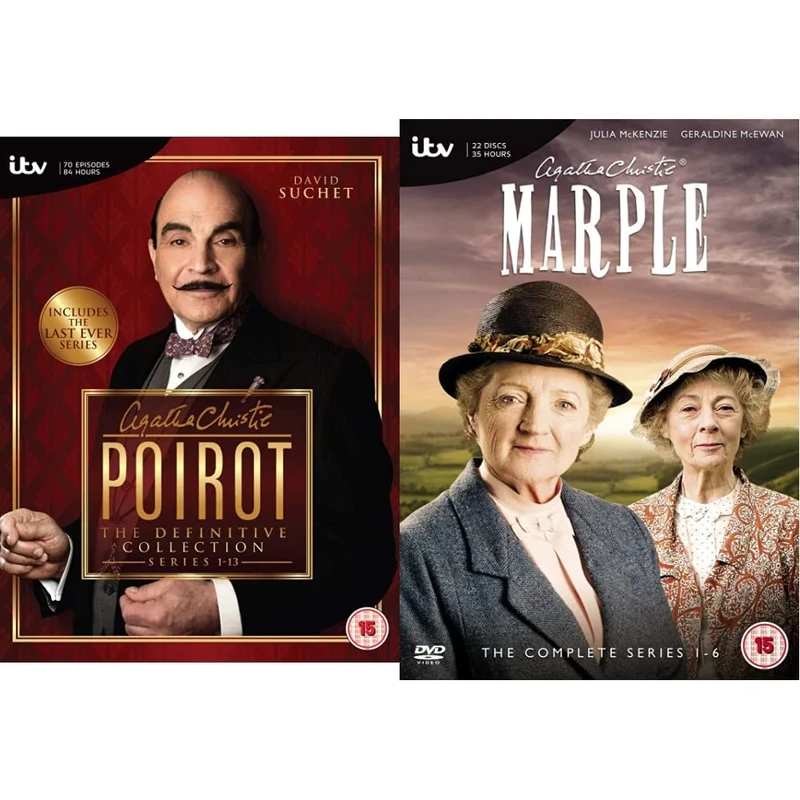 Agatha Christies Poirot - Series 1-13: The Definitive Collection [DVD] & Marple: The Collection - Series 1-6 [DVD]