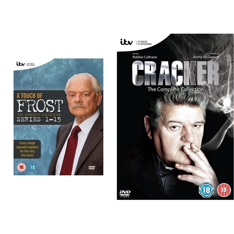 A Touch of Frost - Complete Series 1-15 [DVD] & Cracker - Complete Collection [DVD]