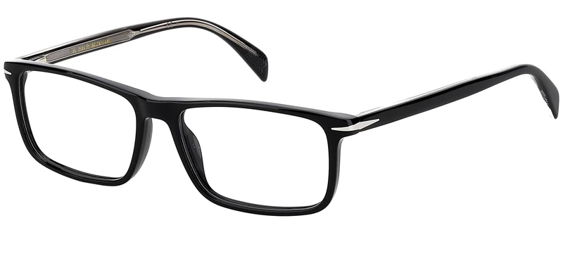 David Beckham Db 1019 807/16 BLACK Eyewear Men's Acetate, Standard, 57