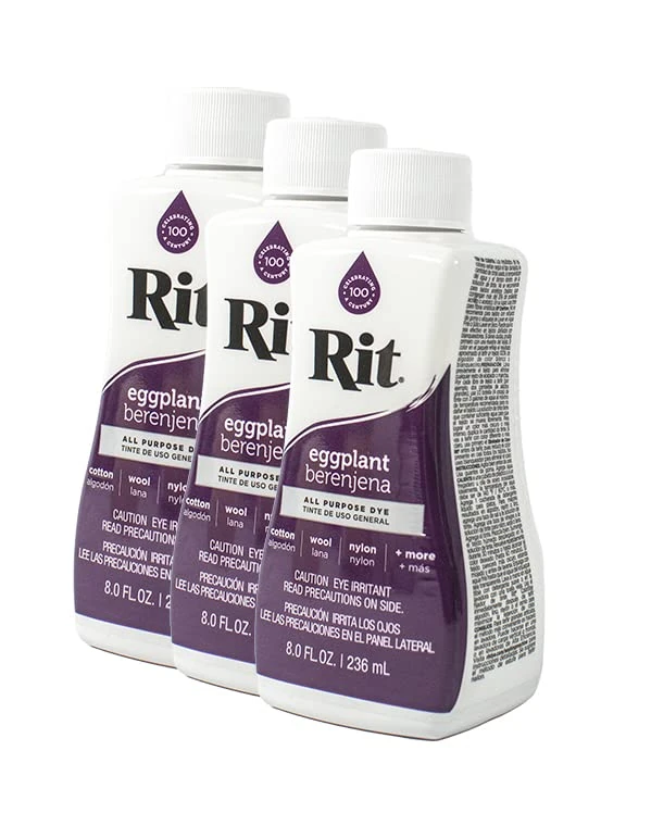 Rit Dye Liquid 236ml Eggplant Pack of 12