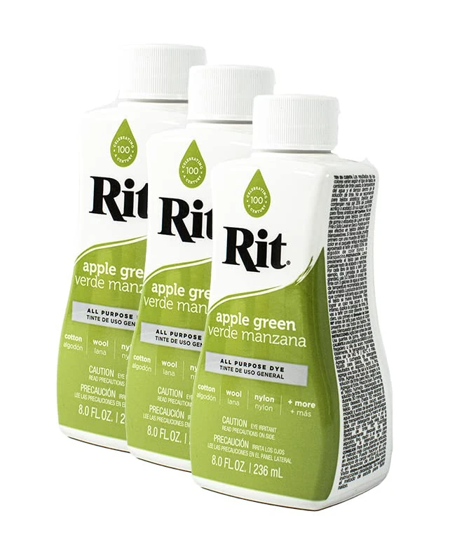 Rit Dye Liquid 236ml Apple Green Pack of 12