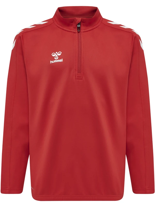 hummel hmlCORE XK HALF ZIP POLY SWEAT KIDS, Unisex kids Sweatshirt, TRUE RED, 152 -