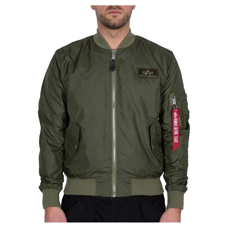 Alpha Industries MA-1 TTC Bomber Jacket for Men Dark Olive