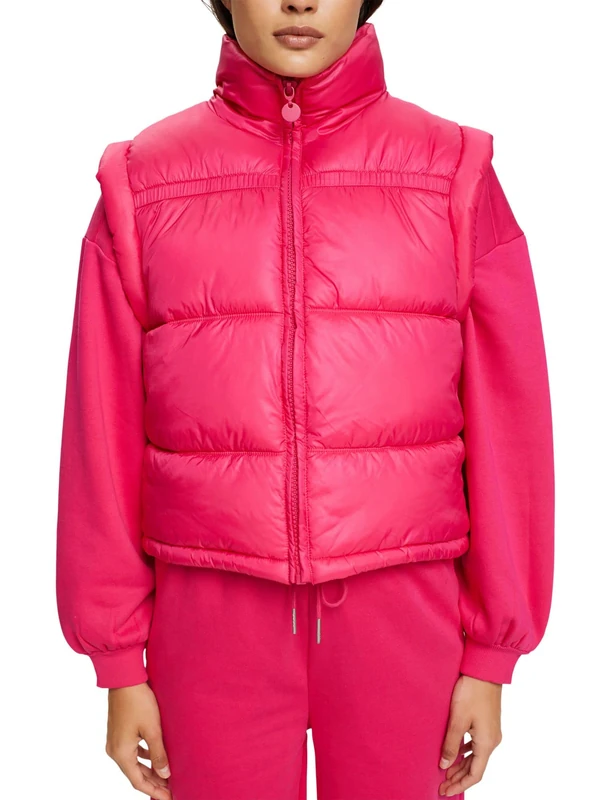 ESPRIT Women's Vest, 660/Pink Fuchsia, M