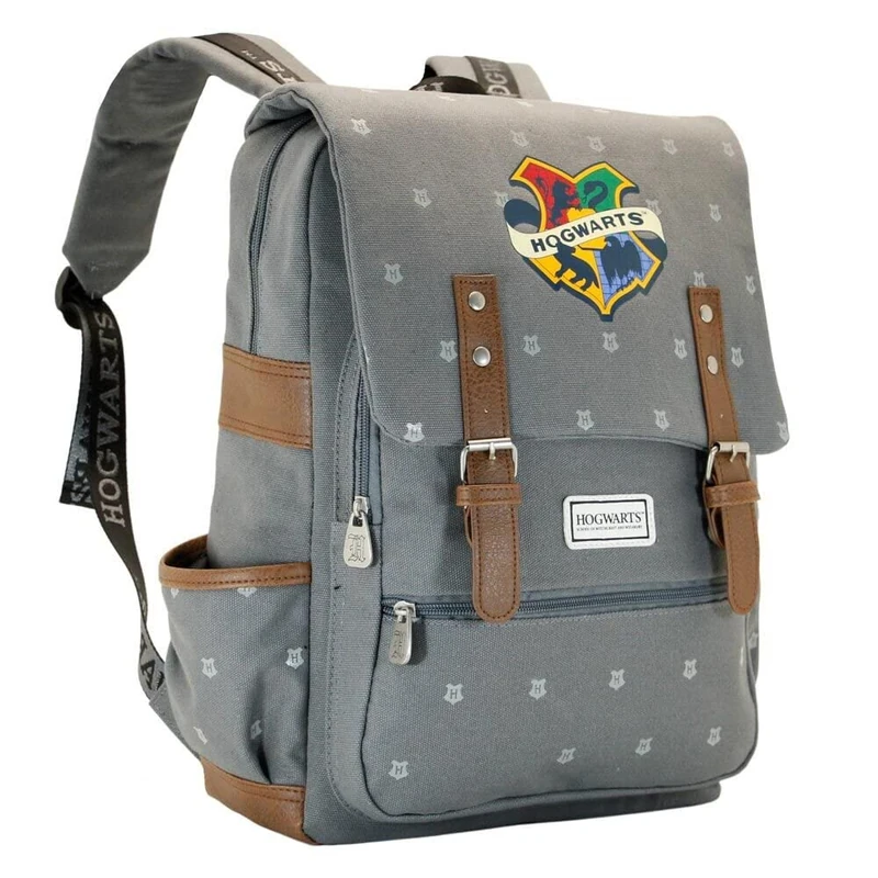 Harry Potter Greyly-Oxford Backpack, Grey, 14 x 29 x 40 cm, Capacity 16 L