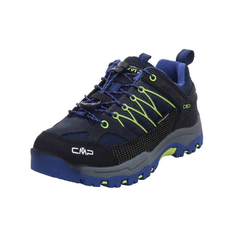 CMP Kids Rigel Low Trekking Shoes WP, B Blue Electric, 3 UK