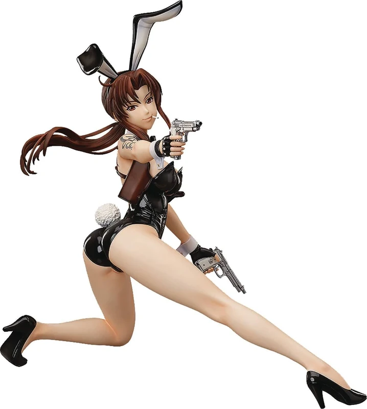 FREEing - Black Lagoon - Revy 1/4 PVC Figure Bare Leg Bunny Version (Mr)